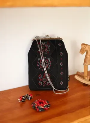 Bag "Faith, Hope, Love" red-silver — Photo 4