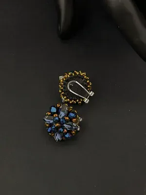 Puces bleues «Montana» — bronze