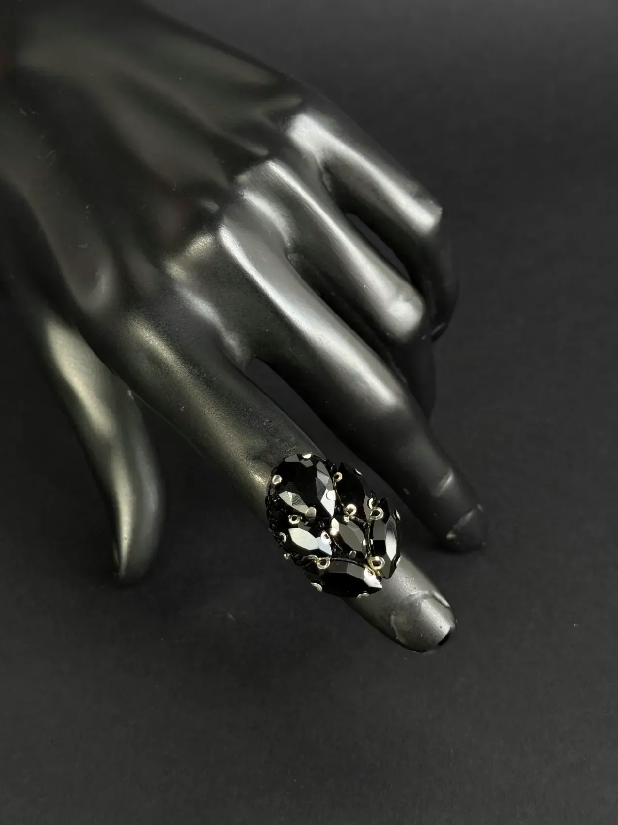 Bague "Shakira", noir
