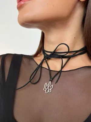 Choker "Trident", black