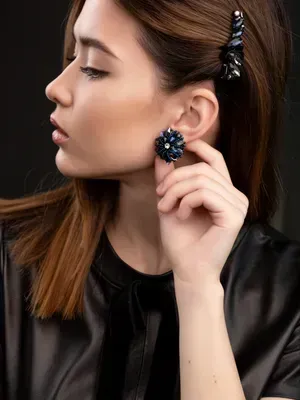 Hair Clip «Charlotte», blue