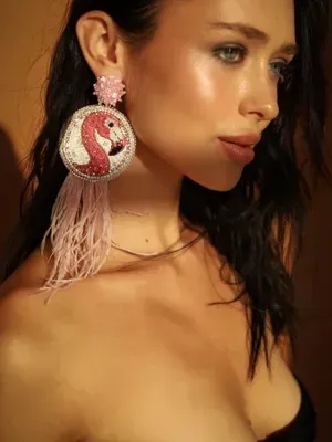 Сережки "Flamingo"