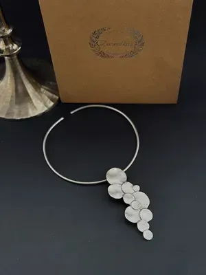 Necklace "Melody of the Circle"