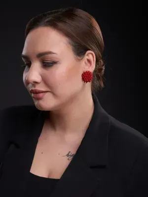 Сережки "Калина", великі