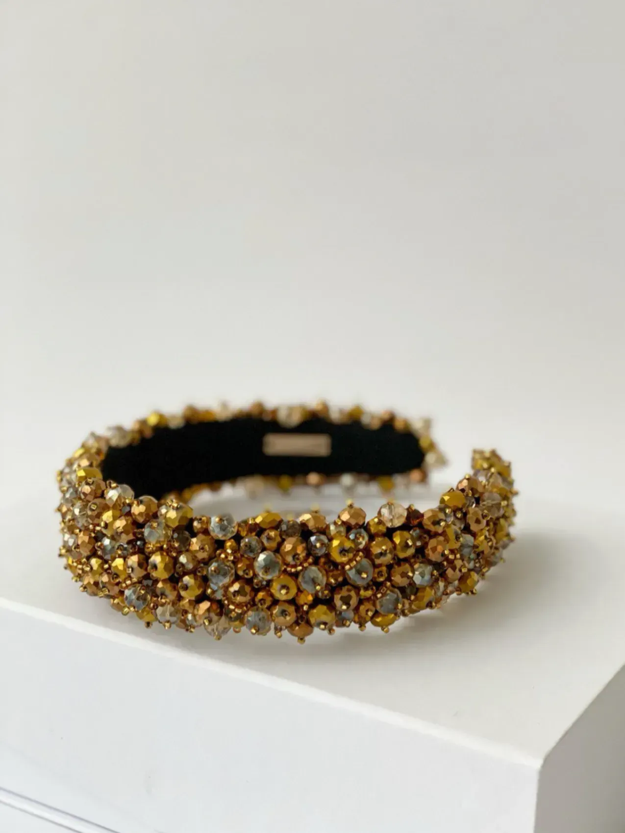 Serre-tête "Light Alexandra", or-champagne