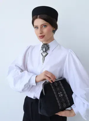Black Felt Hat