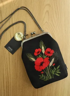 Bag "Poppies with Embroidered Wheat" — Photo 4