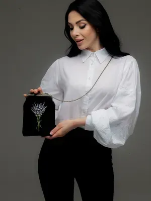 Velvet Bag "Lavender"