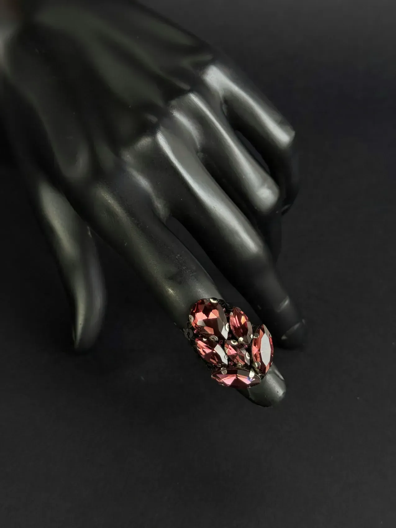 Bague "Rihanna", rose fanée