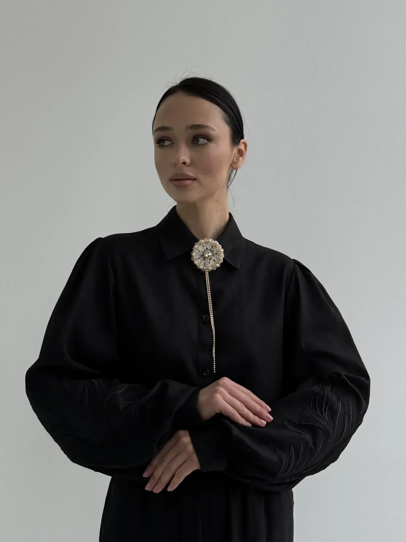 Брошка "Кульбаба", золота