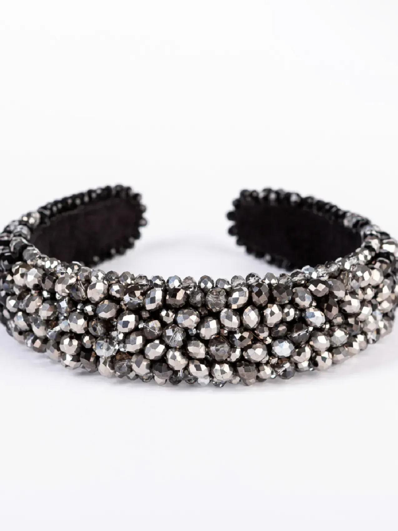 Serre-tête « Cleopatra », noir-argent