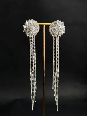 Сережки "Elegance", срібні — Фото 2
