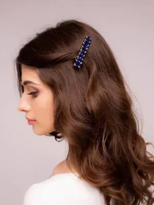Blue-Yellow Hair Clip