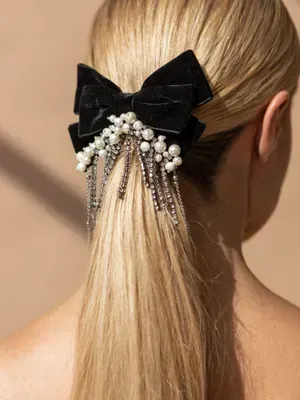 Barrette nœud style Chanel