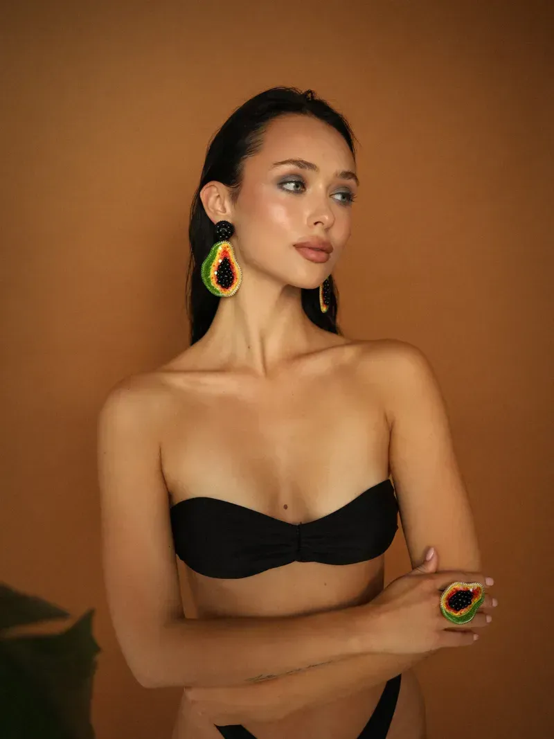 Сережки "Papaya" — Сережки