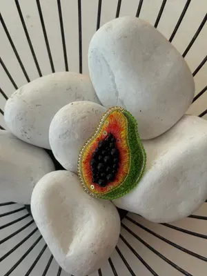 Брошка "Papaya" — Фото 4