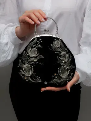 Velvet Bag "Wreath"