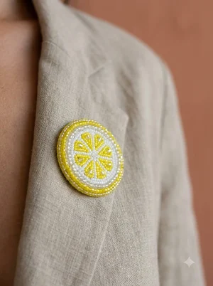Брошка "Lemon" — Фото 1