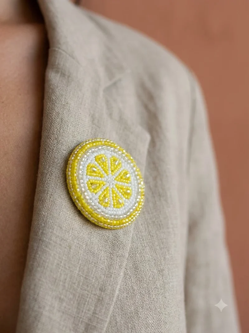 Брошка "Lemon" — Брошки