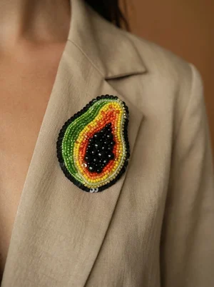 Брошка "Papaya" — Фото 1