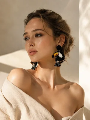 "Toucan" Earrings