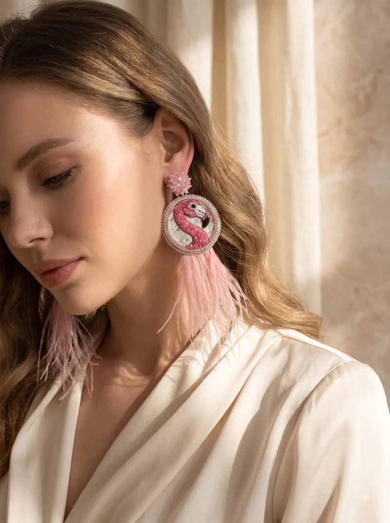 Сережки "Flamingo" — Сережки