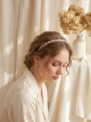Serre-tête fin, rose