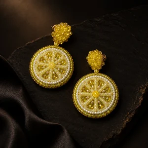 Сережки "Lemon" — photo 3