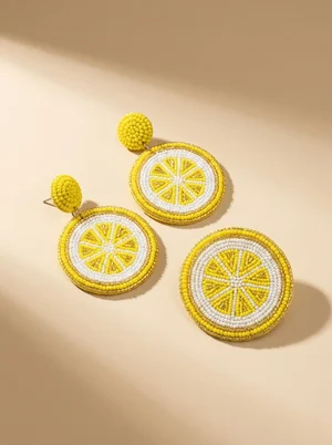 Сережки "Lemon" — photo 2
