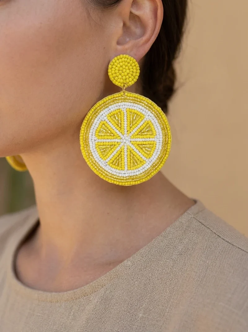 Сережки "Lemon" — Сережки