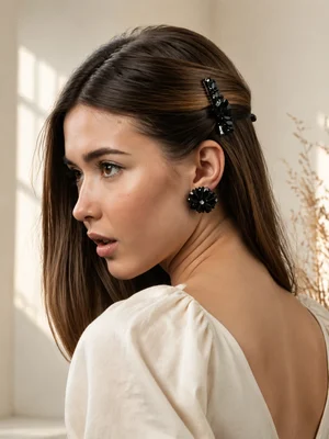 Hair Clip «Charlotte», black